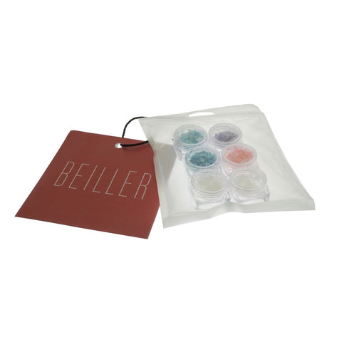 Beiller 6 Boxes Holographic Glitter Nail Sticker